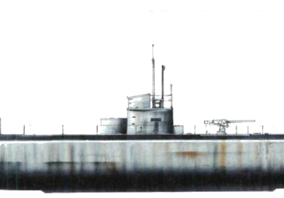 Корабль SMS U31 [Submarine] - чертежи, габариты, рисунки